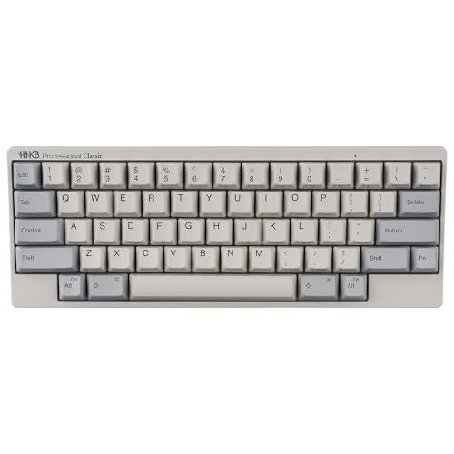 HHKB - لوحة مفاتيح هاكينغ السعيدة الاحترافية الكلاسيكية (سلكية، USB-C، ماك، ويندوز، بيضاء، مطبوعة) مع ضمان استبدال متقدم لمدة 2 سنة - Image 1