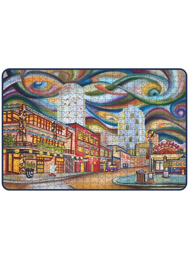Webby Pike Market Avenue Painting Jigsaw Puzzle, 500 Pieces - Image 2