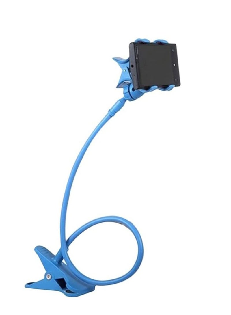 LEDIN Phone Gimbals Bed Car Desktop Lazy Decoration Bracket Phone Holder Mobile Stand For Iphone Samsung Htc All Phone(Blue) - Image 2