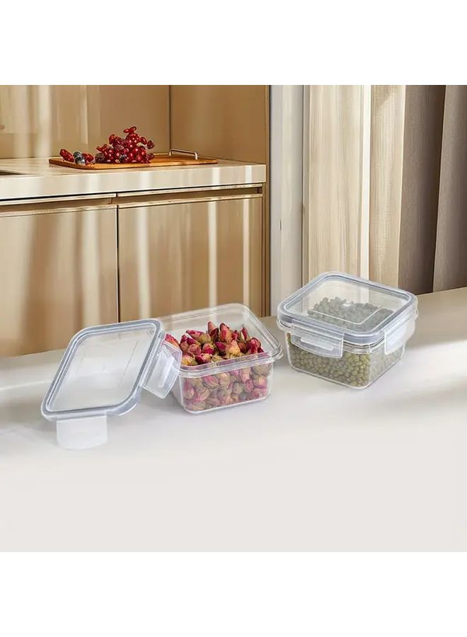 10 Pack Mini Sealed Food Containers Stackable Leak Proof BPA Free Kitchen Storage - Image 2