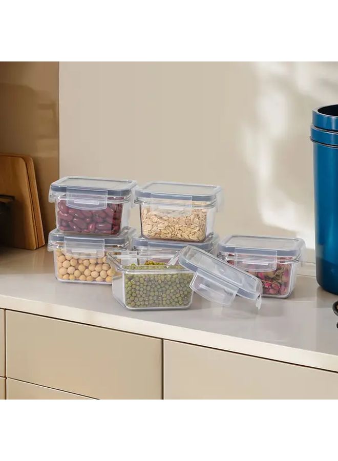 10 Pack Mini Sealed Food Containers Stackable Leak Proof BPA Free Kitchen Storage - Image 1