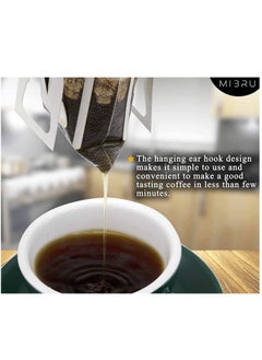 MIBRU Coffee Paper Filter With Holders 300pcs Coffee Cup Hanging Filter  - Image 5