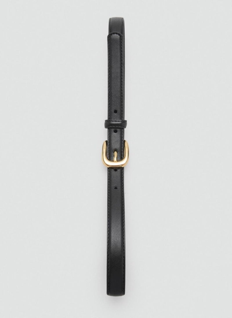 MANGO Thin Metal Buckle Belt  - Image 2