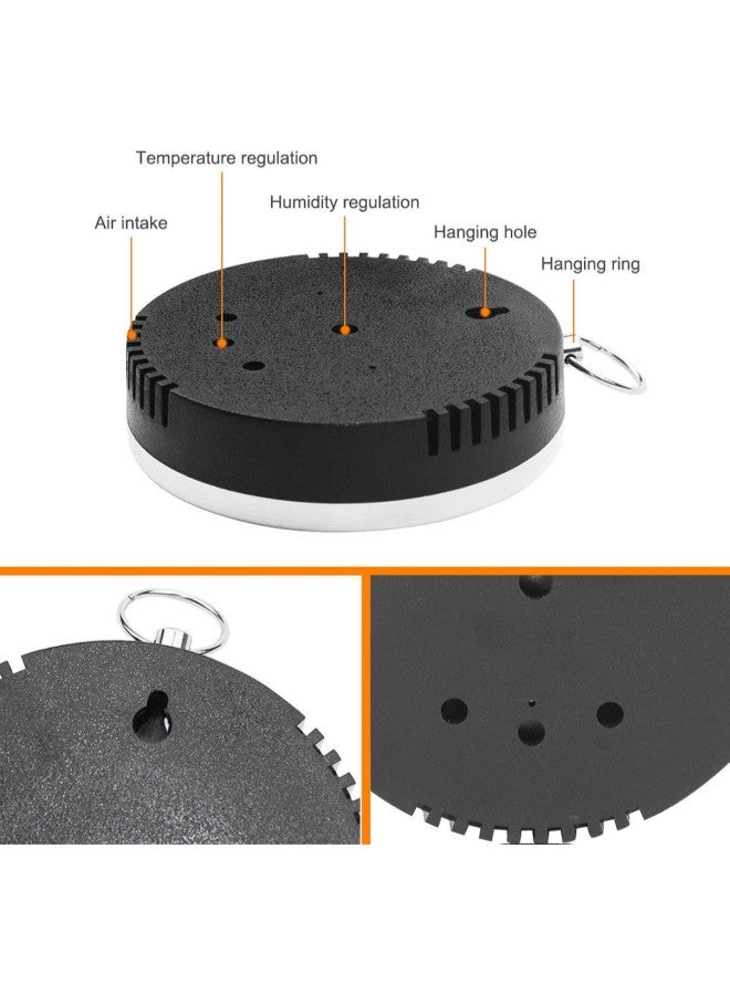 كلاراكو مقياس حرارة داخلي لقياس الرطوبة مثبت على الحائط لقياس درجة الحرارة والرطوبة للاستخدام في المنزل أو المستودع أو المكتب - Image 5