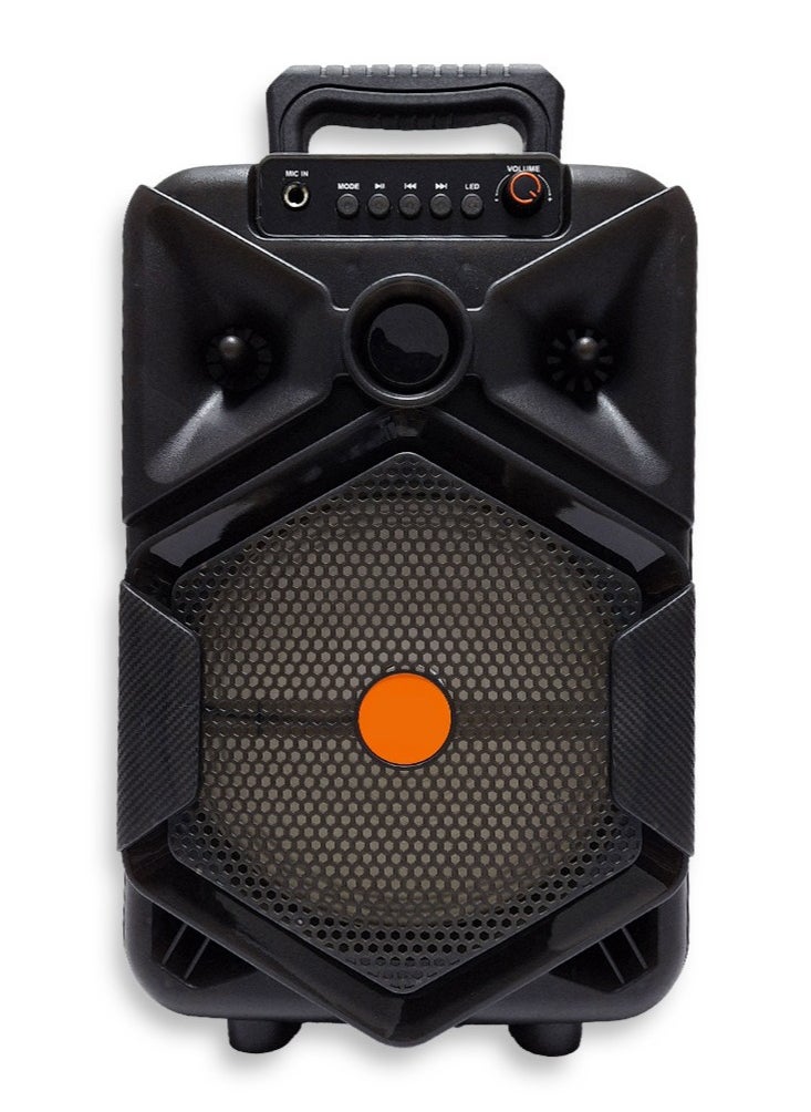 Generic - portable speakers With fixed carry handle , RGB lighting effects , mic input , Model JL-860 , USB input , TF card input - Image 1