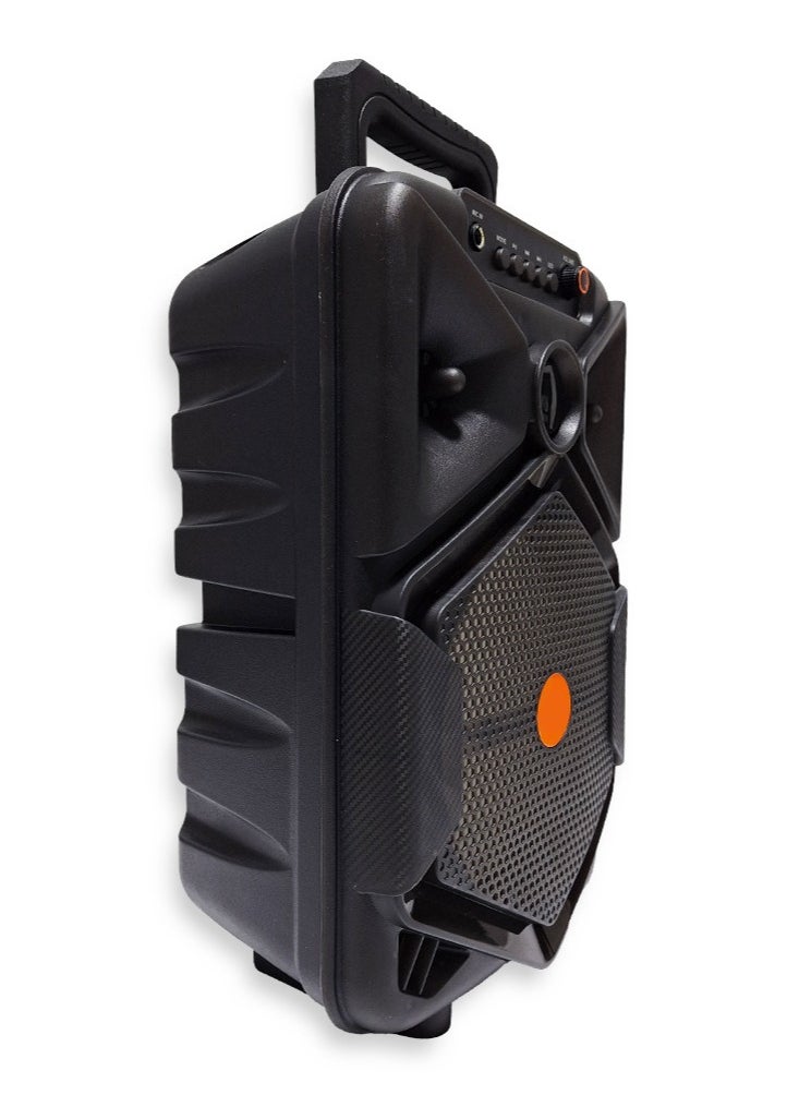 Generic - portable speakers With fixed carry handle , RGB lighting effects , mic input , Model JL-860 , USB input , TF card input - Image 1