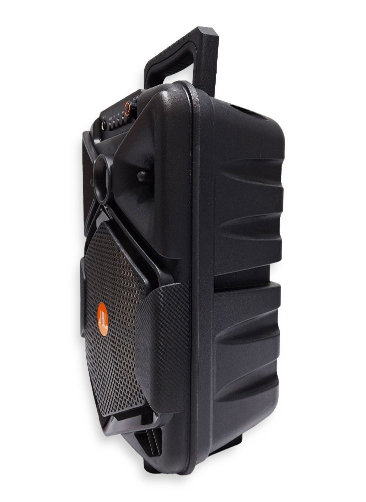 Generic - portable speakers With fixed carry handle , RGB lighting effects , mic input , Model JL-860 , USB input , TF card input - Image 1