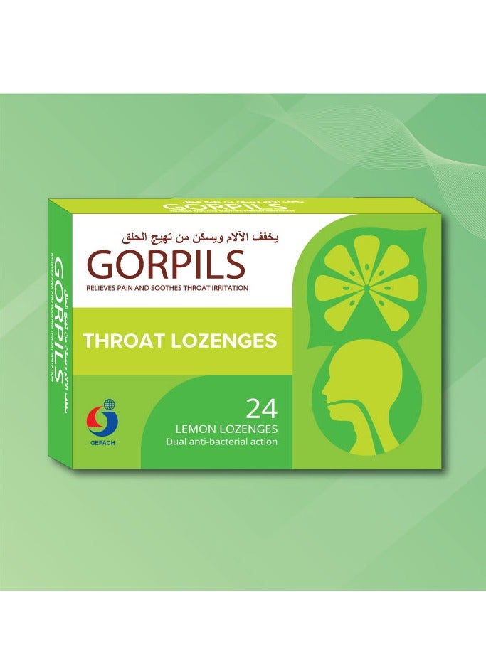 GORPILS LEMON LOZENGES 24’S