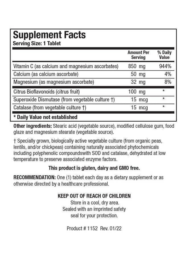 Biotics Research Bio C Plus 1000 Antioxidant, High Potency, Bioflavonoids, Supports Healthy Immune Response, Builds Collagen, Healthy Skin, Cartilage and Joint Support 100 Tabs - Image 2