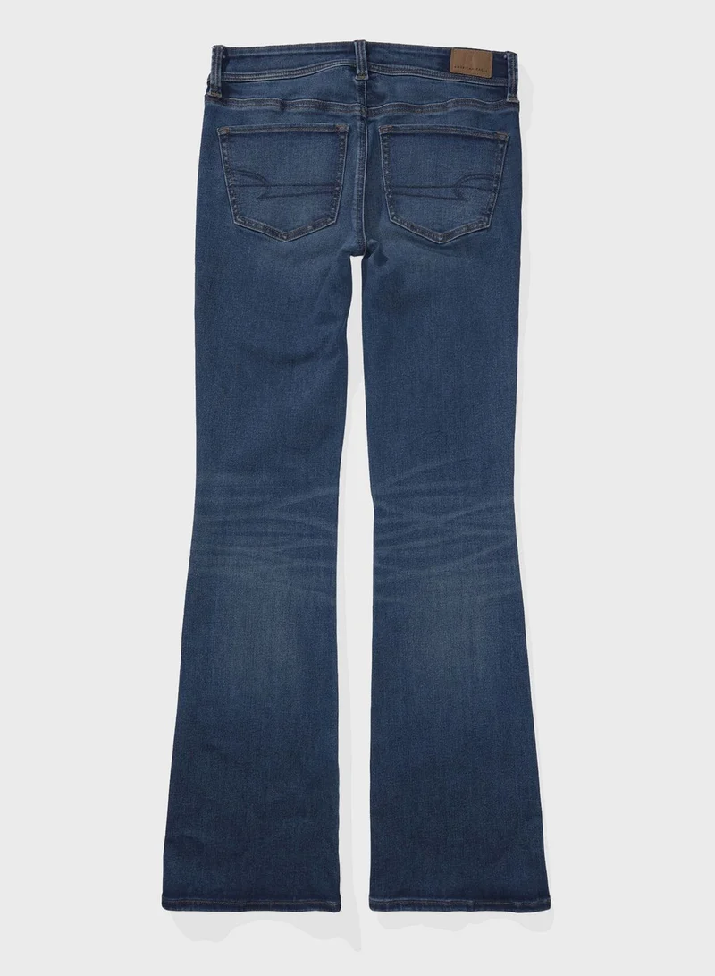 امريكان ايجل Low Rise Straight Fit Flared Jeans