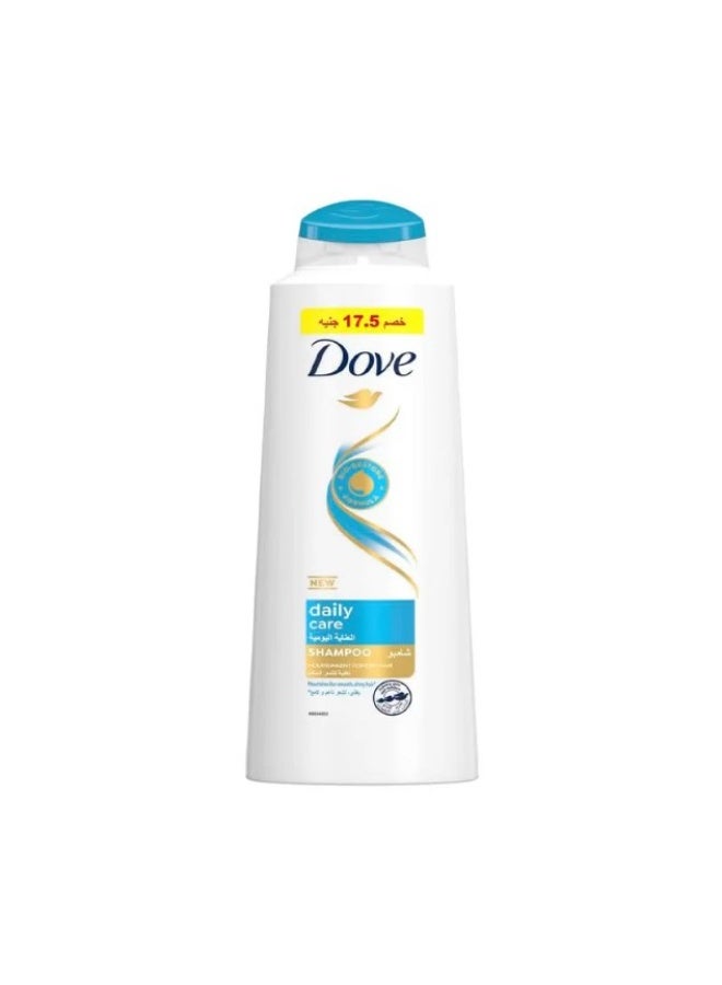 Dove Daily Care Shampoo for Dry Hair 600ml – Nourishing Formula for Smooth & Soft Hair
