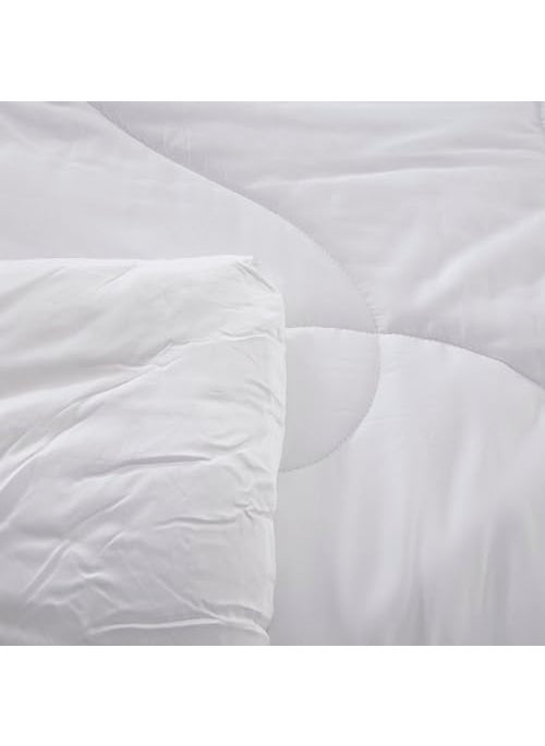 maspar maspar Erica Tencel Natural Wood Pulp Fabric Extreme Winter Ultra Soft Plush Duvet InsertQuilt 152 x 220 CM White  - Image 4