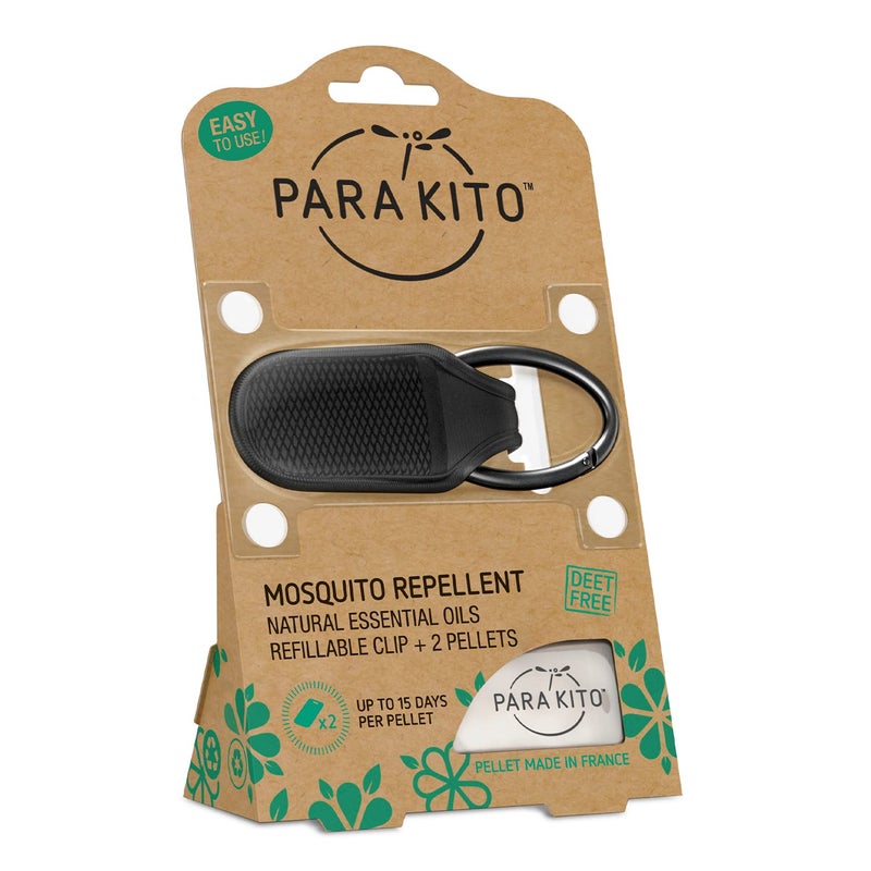 PARA'KITO Mosquito Insect & Bug Repellent Clip w/Natural Essential Oils - Waterproof, Outdoor Pest Repeller (Black) - Image 4