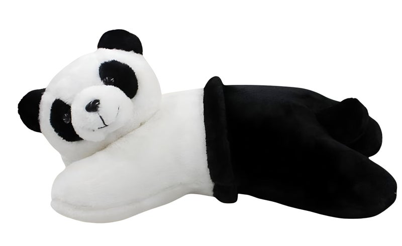 Tickles Panda Soft Stuffed Plush Animal Bolster Pillow Cushion for Kids Boys & Girls Birthday Gift (Size: 40 cm Color: Black & White) - Image 2