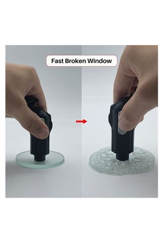 SYOSI Set of 2 Rescue Tool Key Ring, Key Ring, Rescue Tool, Window Breaker, Belt Cutter, Car Safety Hammer, Easy and Quick to Use for Car, Bus and Other Vehicles  - Image 3