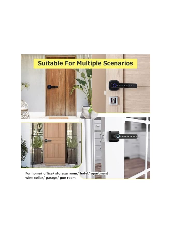 PROMASS Smart Lock,Fingerprint Door knob, Full Function 4-in-1 Smart Door Knob for Bedroom, Office, Hotel, Closet, Pantry, Biometric Door Knob, Thumbprint Door Knob (S1) - Image 5