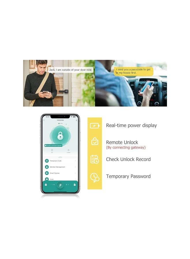 PROMASS Smart Lock,Fingerprint Door knob, Full Function 4-in-1 Smart Door Knob for Bedroom, Office, Hotel, Closet, Pantry, Biometric Door Knob, Thumbprint Door Knob (S1) - Image 3