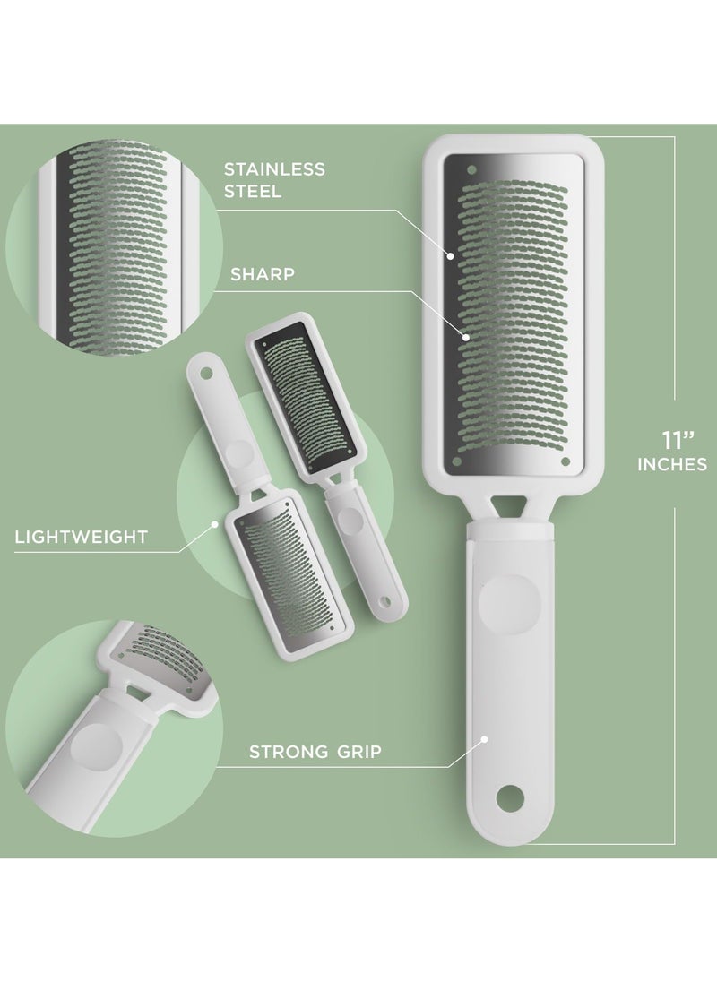 Generic - Foot File, Foot Scrubber Pedicure - Callus Remover for Feet, Professional Grater Rasp Foot Scraper Corns Callous Removers Cracked Dead Skin Remover for Dry and Wet Feet - Image 1