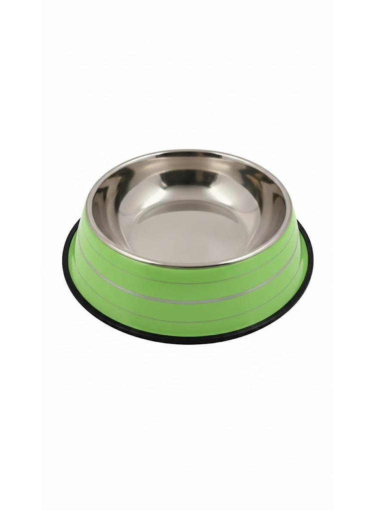 Stainless Steel Pet Bowl with Non-Slip Base, 34 cm, Multiple Colours - Image 1