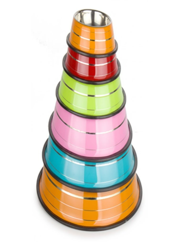 Stainless Steel Pet Bowl with Non-Slip Base, 34 cm, Multiple Colours - Image 4