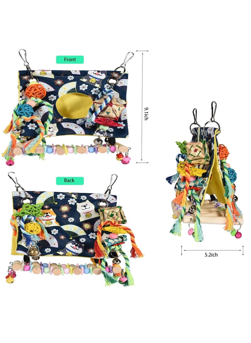 Generic - Bird Foraging Toys, Bird Toys with Array of Chewable Parrot Toys,Climbing Toys for Small to Medium Parrot, Suitable for Lovebird, Parakeet, Budgie, Conure, Cockatiel - Image 1