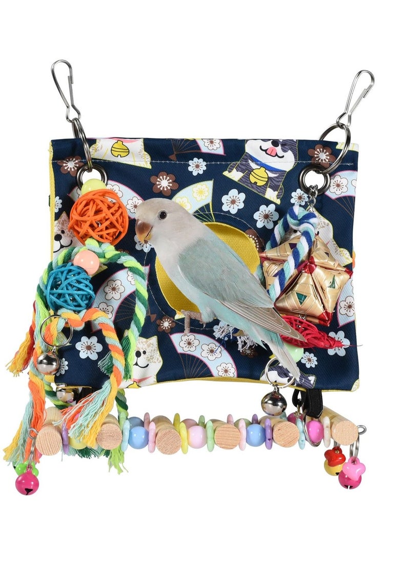 Generic - Bird Foraging Toys, Bird Toys with Array of Chewable Parrot Toys,Climbing Toys for Small to Medium Parrot, Suitable for Lovebird, Parakeet, Budgie, Conure, Cockatiel - Image 1