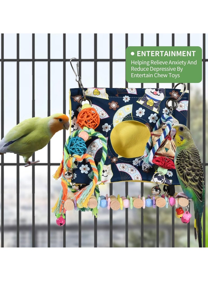 Generic - Bird Foraging Toys, Bird Toys with Array of Chewable Parrot Toys,Climbing Toys for Small to Medium Parrot, Suitable for Lovebird, Parakeet, Budgie, Conure, Cockatiel - Image 1