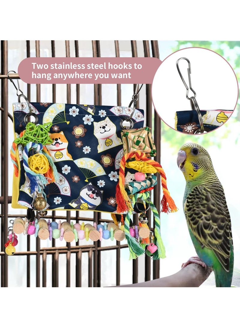 Generic - Bird Foraging Toys, Bird Toys with Array of Chewable Parrot Toys,Climbing Toys for Small to Medium Parrot, Suitable for Lovebird, Parakeet, Budgie, Conure, Cockatiel - Image 1