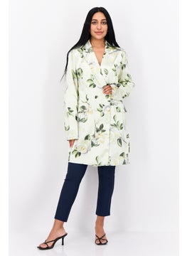 Liquorish Women Regular Fit Floral Print Casual Blazer, Multicolor  - Image 2