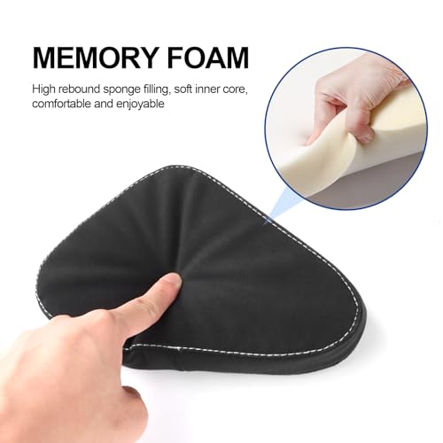 KUNGKIC for Toyota GR86 Subaru BRZ 2022 2023 2024 2025 Soft Knee Cushion Car Knee Leg Pillow Pad for Driver Seat & Passenger Seat Automotive Interior Accessories 9002 Color Italian Suede - Image 3