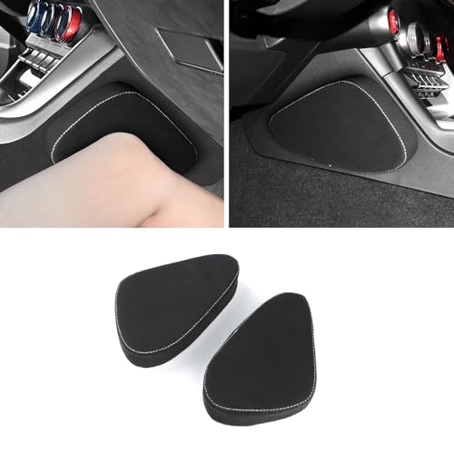 KUNGKIC for Toyota GR86 Subaru BRZ 2022 2023 2024 2025 Soft Knee Cushion Car Knee Leg Pillow Pad for Driver Seat & Passenger Seat Automotive Interior Accessories 9002 Color Italian Suede - Image 1
