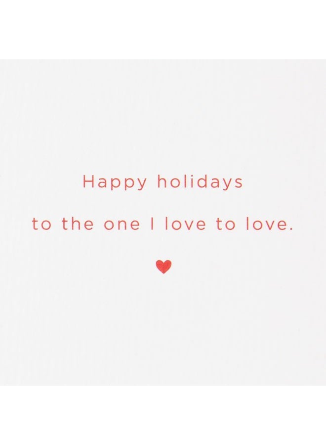 Hallmark Signature Holiday Card for Significant Other (Candy Cane Heart) - Image 3