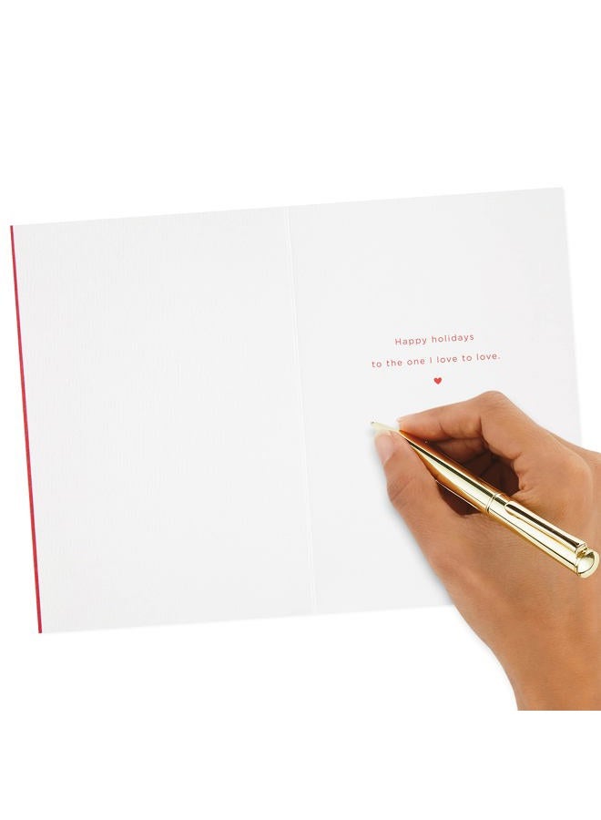 Hallmark Signature Holiday Card for Significant Other (Candy Cane Heart) - Image 5