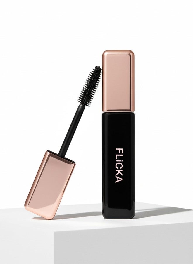 FLiCKA Lash It Out Mascara Waterproof With Intense Jet Black Color| Long Lasting, Lightweight, Smudge Proof Mascara For Women, Black, 9ml - Image 1