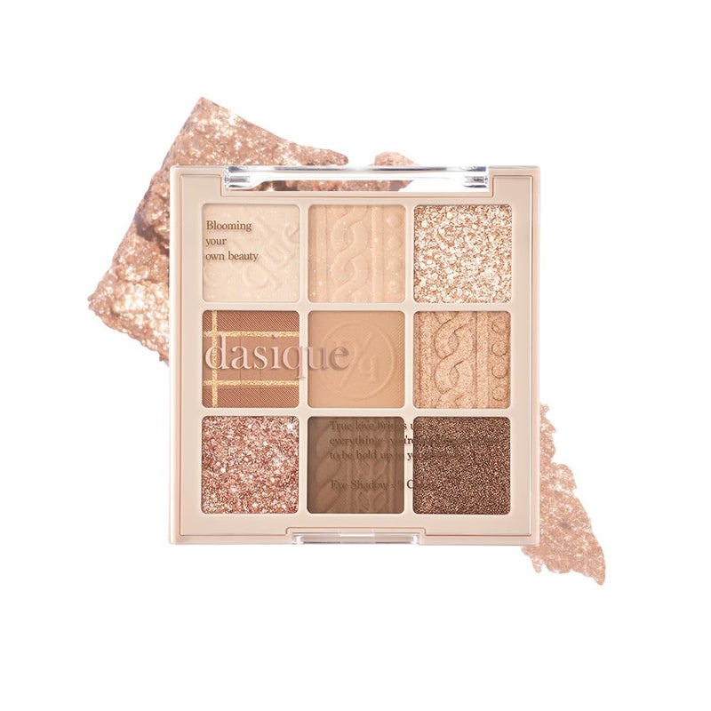 dasique Shadow Palette 15 Beige Knit l Vegan CrueltyFree l 9 Blendable Shades in Smooth Matte and Shimmer Finishes with Gorgeous Pearls - Image 2