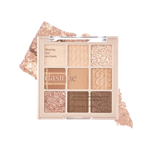 dasique Shadow Palette 15 Beige Knit l Vegan CrueltyFree l 9 Blendable Shades in Smooth Matte and Shimmer Finishes with Gorgeous Pearls - Image 1