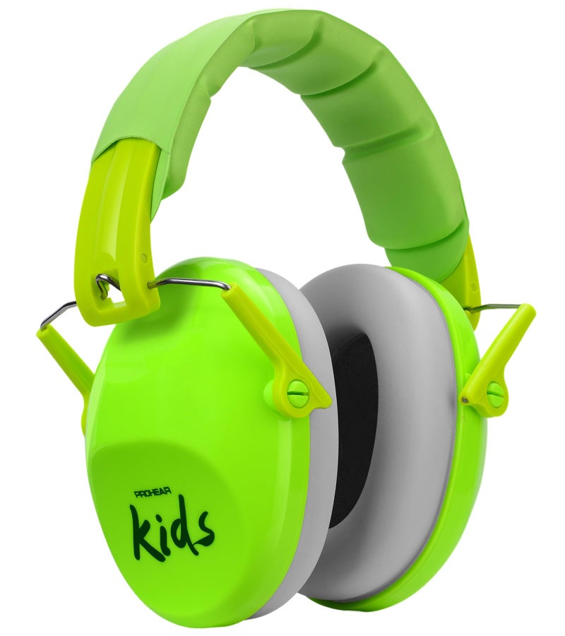 PROHEAR 032 20 Noise Cancelling Headphones for Kids 25dB Noise Reduction Adjustable Sensory Ear Protection Muffs for Concert Fireworks Monster Truck Shows School Green