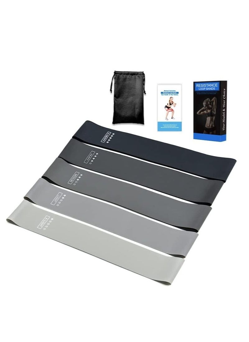 Resistance Loop Bands- Resistance Exercise Bands Set Workout Bands Flex Bands For Home Fitness, Stretching, Strength Training, Physical Therapy, Yoga