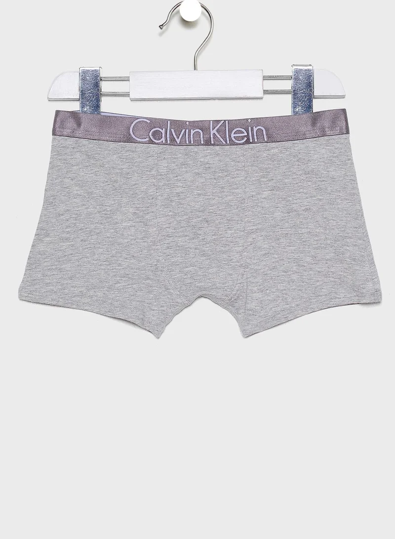 CALVIN KLEIN Little 2 Pack Boxer Shorts