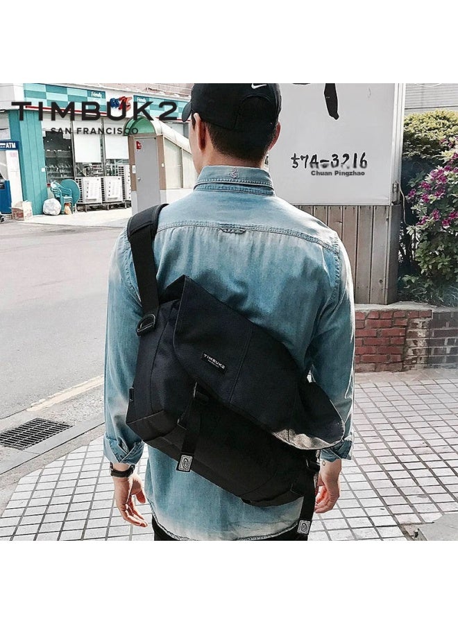 Timbuk2 Messenger Bag, Crossbody Bag For Men, Cycling Sports Bag, Shoulder Bag For Men, Gift For Boyfriend, Sonic Black, Xs - Image 1