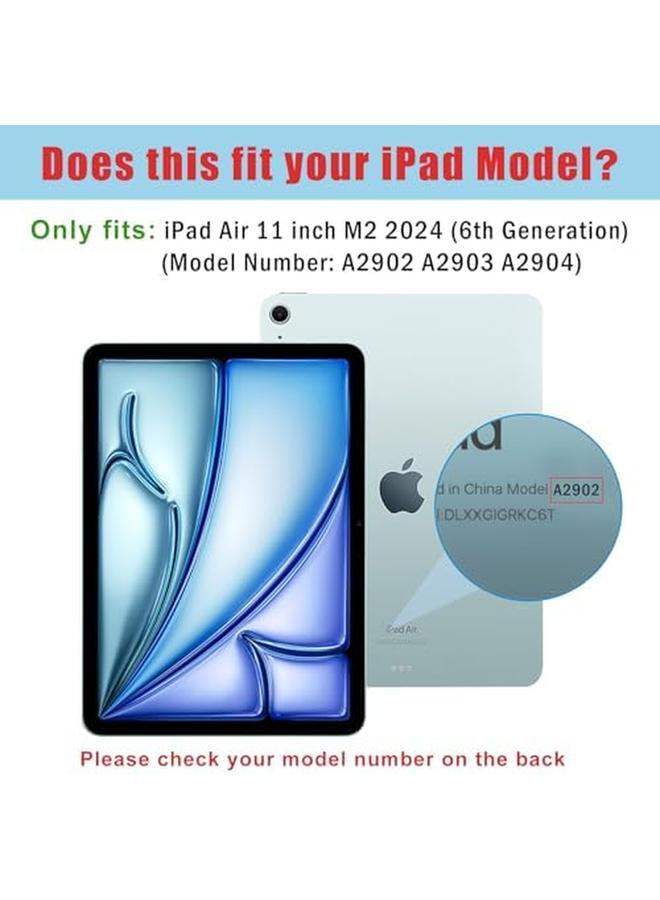 Procases 1 Pack Screen Protector For Ipad Air 6Th Generation 11 Inch M2 2024 Privacy Anti Spy Tempered Glass Film For Ipad Air 6 A2902 A2903 A2904 - Image 2