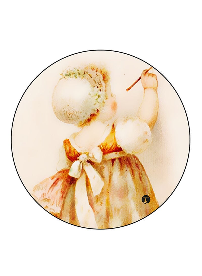 RKN Vintage Art Pattern Round  Multicolour - Image 2