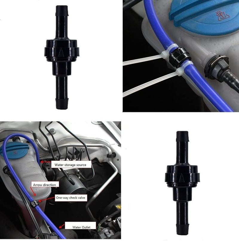 BBTUS PA66 Automotive Oil Line Spring Check Valve, 1/4" Long, High Temp & Corrosion Resistant, 2 PCS - Image 3