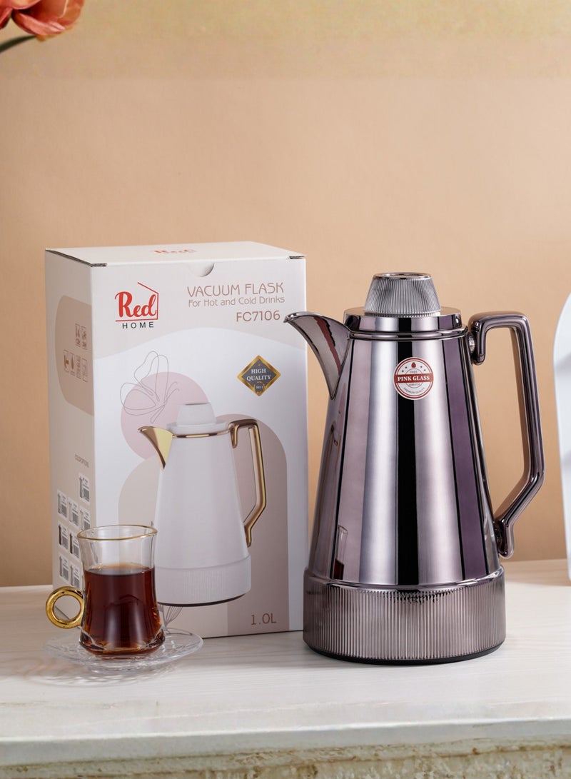 البيت الأحمر طقم ترمس حراري FC7006F، سعة من 1000 مل إلى 600 مل - Image 2