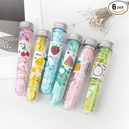 Generic Strawberry Bath Confetti Soap Petals Purple Glass Test Tube Container pack of 5  - Image 2
