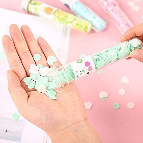 Generic Strawberry Bath Confetti Soap Petals Purple Glass Test Tube Container pack of 5  - Image 3