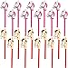 Haconba 20 Pcs 40 Inch Horse Inflatable Stick Inflatable Cowboy Cowgirl Pony Stick Horse Head Stick Balloon for Christmas Birthday Pool Horse Theme Party Decor Supplies Favors 2 Colors - Image 2