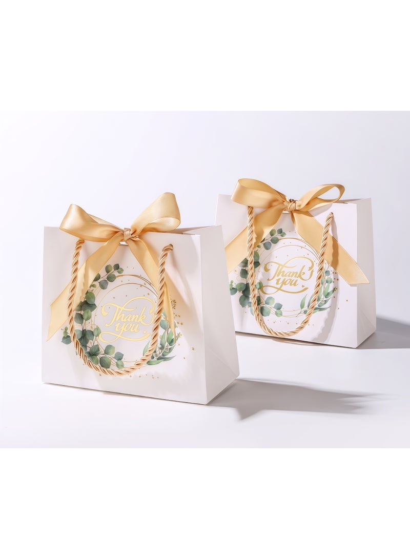 عالم البالونات عبوة من 10 أكياس هدايا ورقية بمقابض، أكياس تغليف هدايا، بالجملة، أكياس هدايا للحفلات، أكياس ورقية للتسوق من متاجر المواد الغذائية، أكياس هدايا لحفلات الزفاف وأعياد الميلاد وحفلات الكريسماس، أكياس حرفية لتجارة المواد الغذائية 14×6×12 سم - Image 3