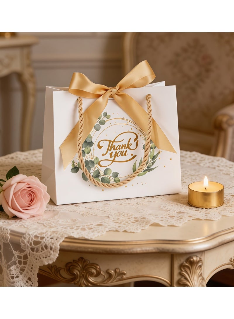 عالم البالونات عبوة من 10 أكياس هدايا ورقية بمقابض، أكياس تغليف هدايا، بالجملة، أكياس هدايا للحفلات، أكياس ورقية للتسوق من متاجر المواد الغذائية، أكياس هدايا لحفلات الزفاف وأعياد الميلاد وحفلات الكريسماس، أكياس حرفية لتجارة المواد الغذائية 14×6×12 سم - Image 5