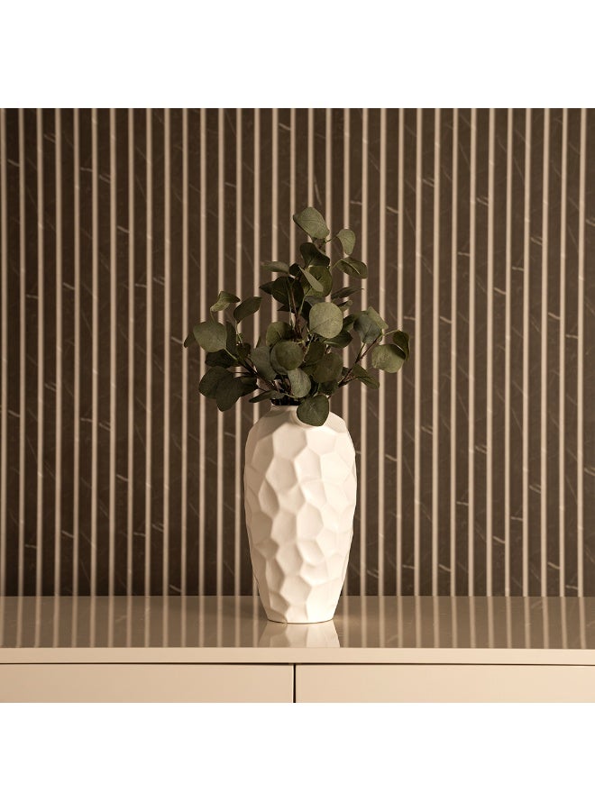 ROYAL FURNITURE Blenka Ceramic White Vase 17 X 17 X 16 Cm  - Image 2